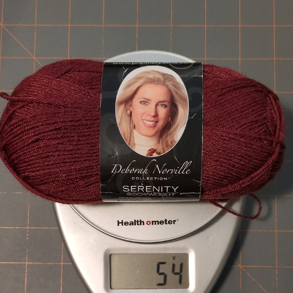 Deborah Norville Rust Colour Sock Yarn